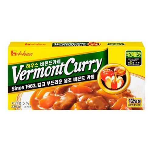 하우스바몬드카레(약간매운맛)230g