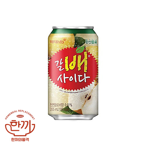 갈배사이다(뚱)355ml캔(해태음료)