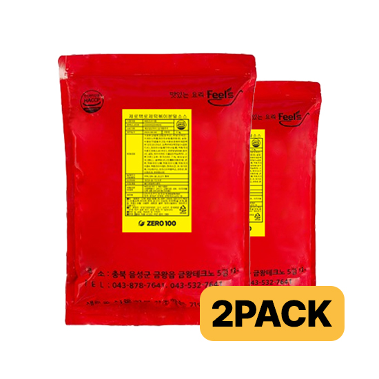 (행사2팩)제로백-로제떡볶이분말소스